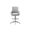 Boss Office Products Deluxe Drafting Chair, Gray Frame, Gray Mesh and Fabric B16376GY-GY - alternate 6